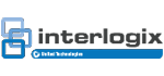 The logo for interlogix is a blue and white logo on a white background.
